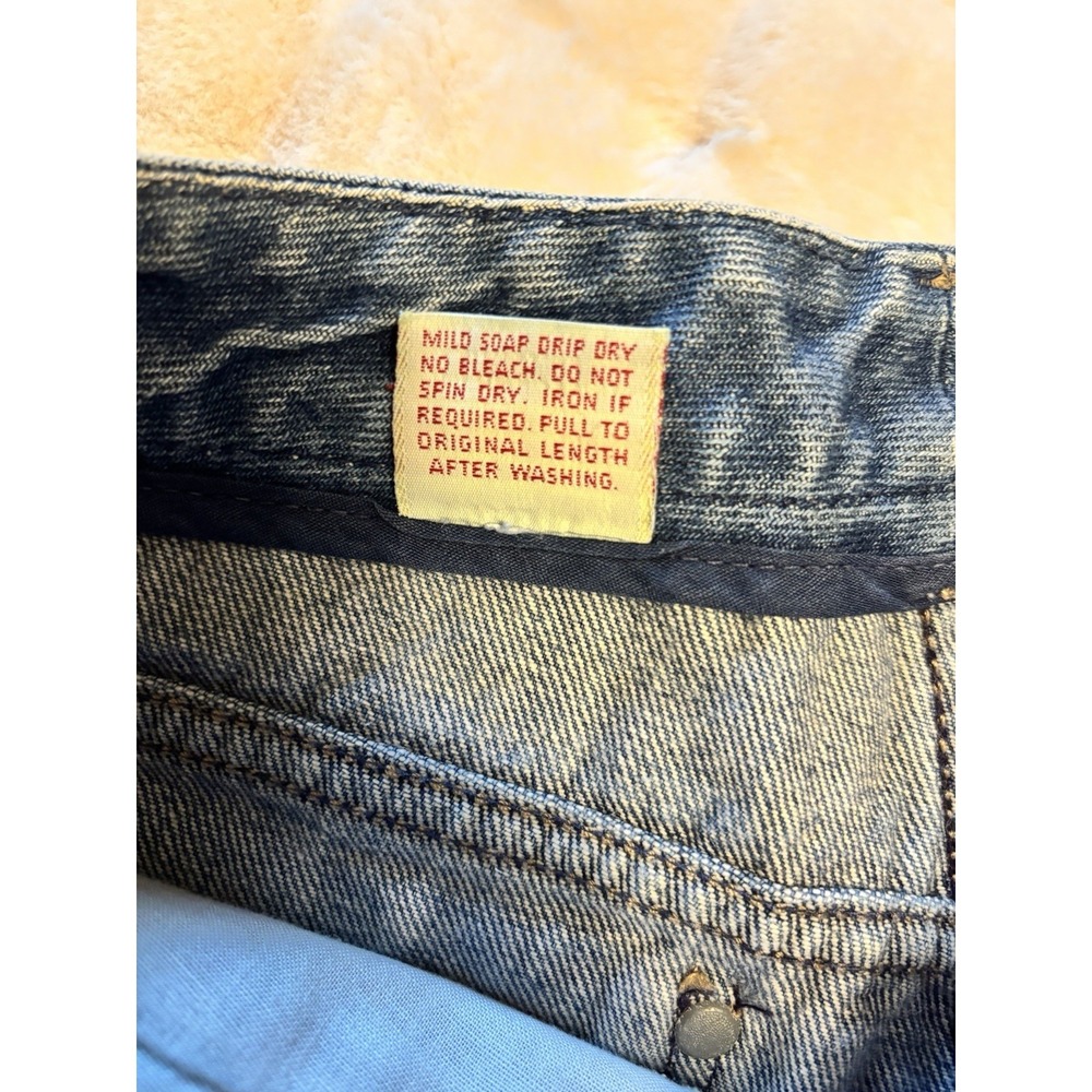 Vintage Calvin Klein USA Made Women's Jeans 28x29 Light Wash High Rise Straight‎ - Picture 5 of 9